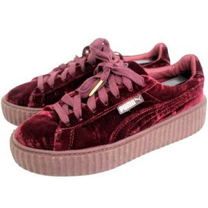 Fenty Puma Burgundy Sneakers